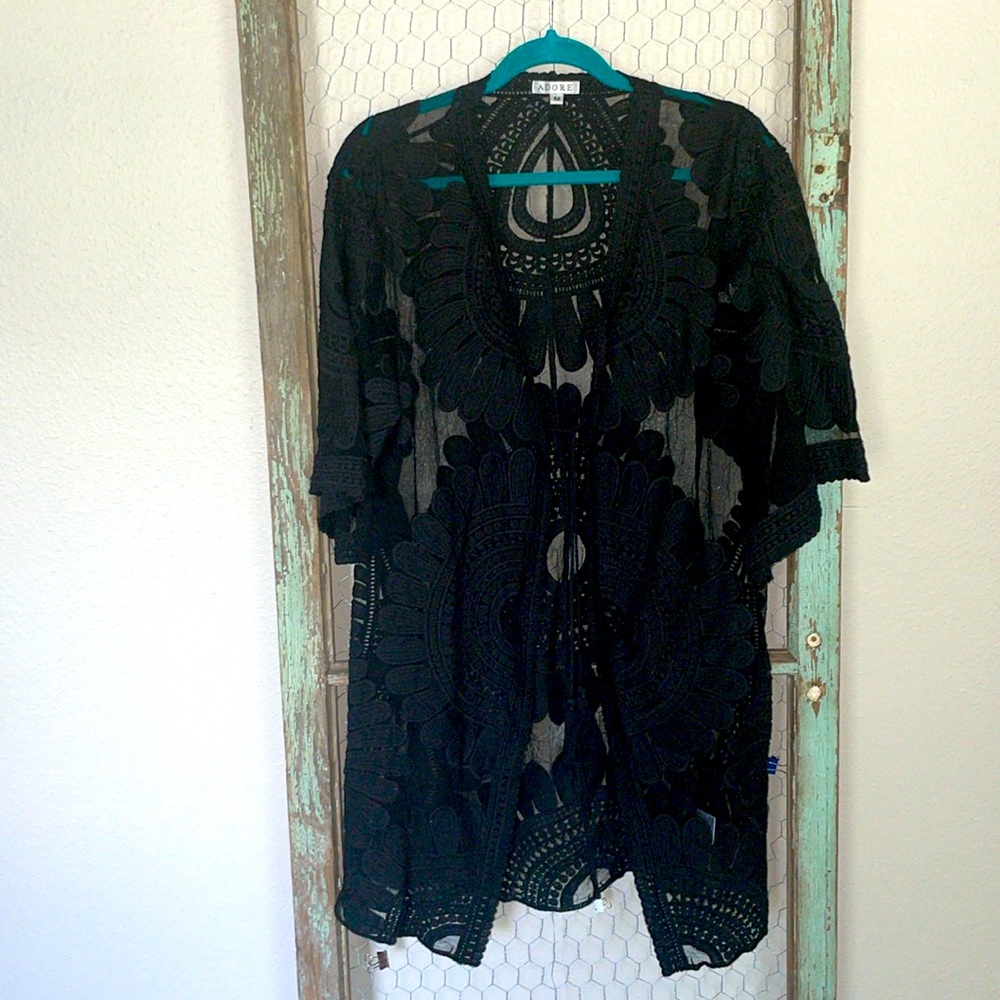 Adore Black Coverup / Duster.